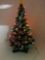Vintage Ceramic Lighted Christmas Tree