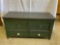 Antique Type Country Style Green Blanket Chest