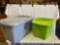 2 Storage Totes with Lids