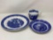 Allerton & Sons, England Blue Willow Plates & Cup