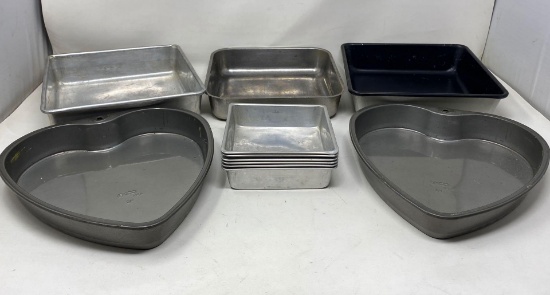Grouping of Metal Baking Pans
