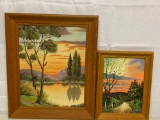 2 Oil on Board Landscape Paintings