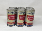 6-Pack of Vintage Yuengling Beer Cans