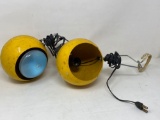 2 Vintage Clamp-On Lights