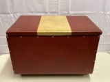 Vintage Wooden Toy Box