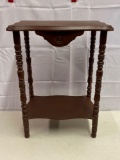 Vintage Wooden Spindle Leg Stand