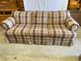 Plaid 3-Cushion Sofa