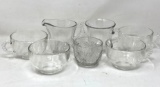 Candlewick Coffee Cups, Sugar & Creamer and Other Open Sugar
