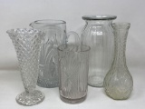 Pitcher and Vases Lot