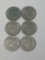 Six 1971 Eisenhower Dollars