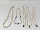 FiveCultured Pearl Necklaces