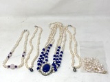 Five Cultured Pearl Necklaces