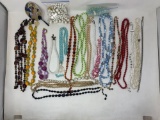 Large Lot of Costume Beaded Necklaces
