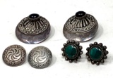Three pairs Southwest Style Earrings