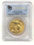 $50 Gold Bullion, Cased and PCGS Graded