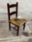 Woodcraft Child's Side Chair with Nursery Rhyme Decorated Seat