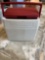 Coleman Cooler with Red Handle & Lid