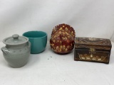 Jewelry or Keepsake Treasure Box, Glazed Turkey and More