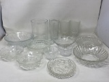 Patterned Glass Bowls and Glasses