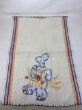 Antique Vintage Needlework Tea Towel