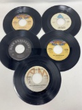 Classic Rock Disco Era Vintage 45 Vinyl Records