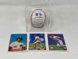 Philadelphia Phillies Signed Baseball and Trading Cards
