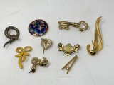 Costume Jewelry Pins