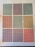 Early to Mid Century Postage Stamps, Sheets and Groups