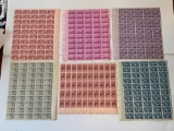 Early to Mid Century Postage Stamps, Sheets and Groups