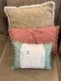 Three Like New Throw Pillows