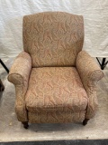 Upholstered Arm Chair with Turned Feet