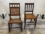 Cain Seat Rocker and Side Chair