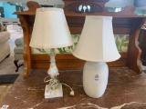 Two Boudoir Lamps