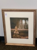 Framed and Matted Christmas Tree Print