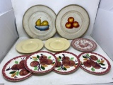 Fruit Decorated and other China Plates