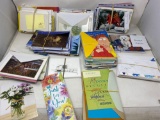 Large Grouping of Greeting Cards- Some Blank, Some with Sentiments