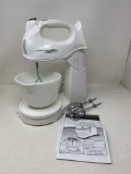 Hamilton Beach Stand Mixer with Bowl and Owner's Manual