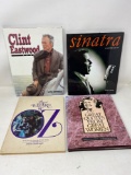 Books Lot, Clint Eastwood, Sinatra, Wizard of Oz.