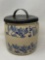 Beaumont Brothers Pottery Stoneware Crock with Metal Lid
