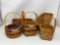 4 Longaberger Baskets and One Other