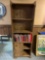 Sauder Type Furniture Bookshelf and Assorted Books