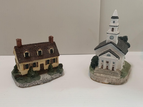 Church and Cape Cod House Figures