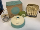 Vintage Lady Sunbeam Manicurist, Timers, G.E. Hairsetter Hot Curlers