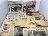 Newspapers Covering U.S. Bicentennial, 9/11