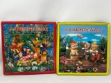 2 3-D Magnetic Puzzles- Both Complete
