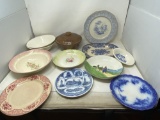 Assorted Grouping of Plates, Bowls and Lidded Casserole