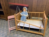 Doll and Furniture Lot, Vintage