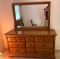 Sumter Cabinet Co. Triple Dresser with Large Mirror