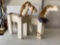 2 Wooden Hand Crafted Horses