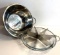 Glass Pie Dish, Pie Cutter and Stainless Steel Strainer